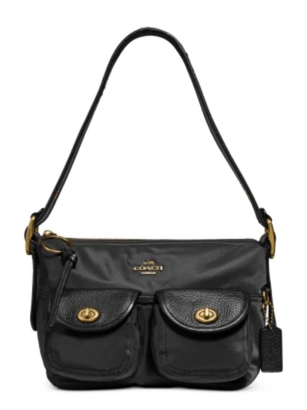 ISO COACH black nylon cargo bag